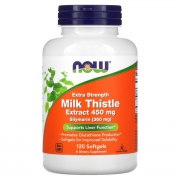 Заказать NOW Extra Strength Milk Thistle 450 мг 120 жел капс